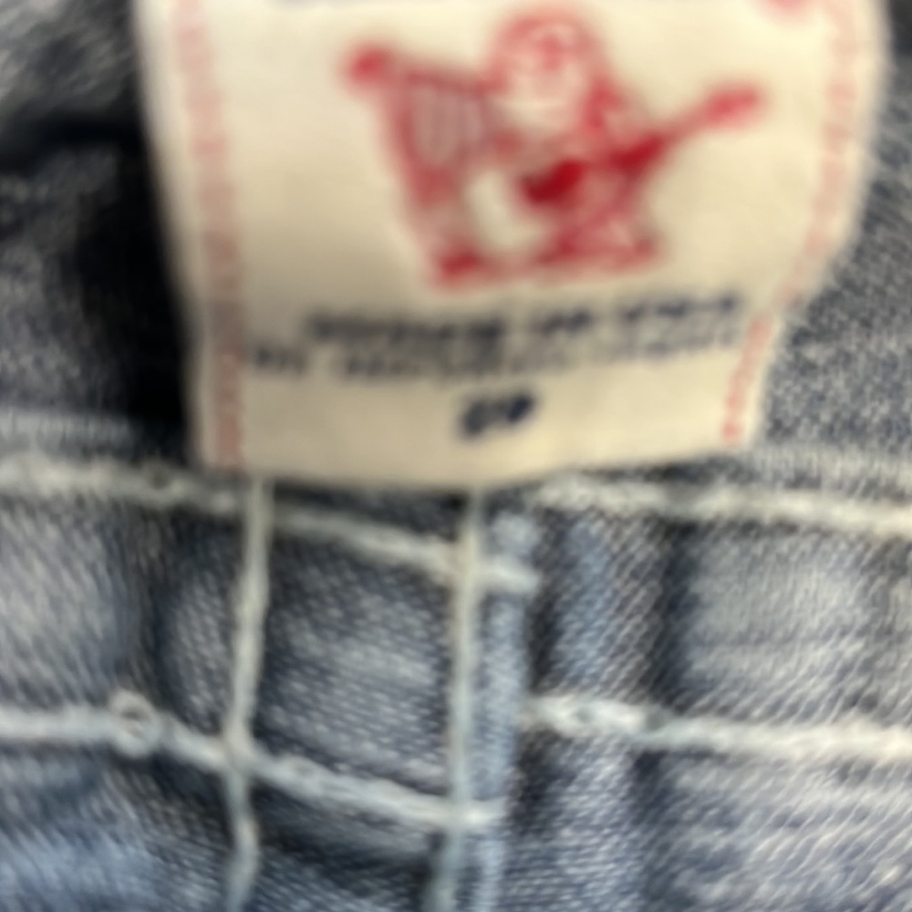 True Religion Crystal Button Jeans sz 28 - Picture 2 of 8